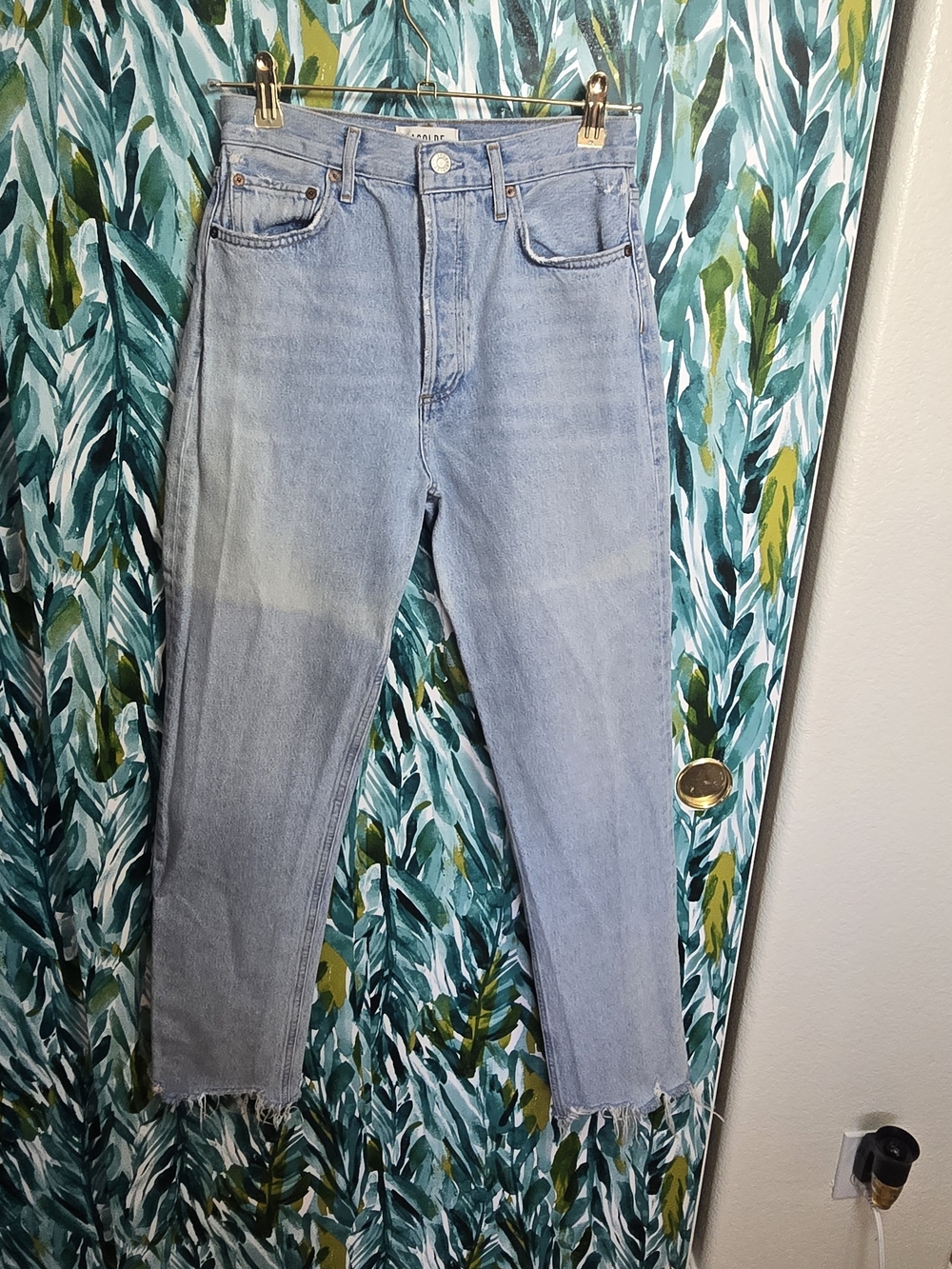 AGOLDE 90's Pinch Waist High Rise Straight Jeans - Imitate Wash - Size 25